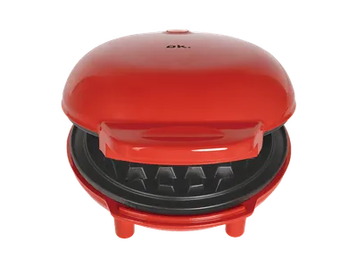 OK. OMWA 425 Mini Waffle Maker Waffeleisen Rot