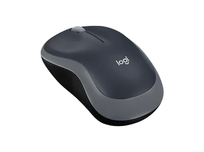 LOGITECH M185 Maus, Grau