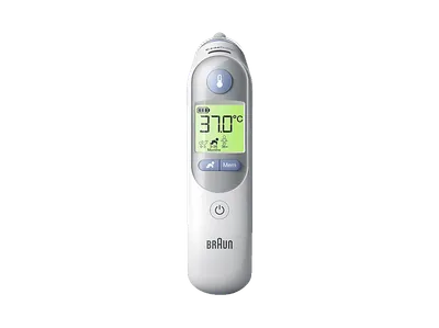 BRAUN ThermoScan 7 Infrarot Ohrthermometer (Messart: im Ohr)