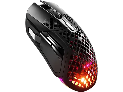 STEELSERIES Aerox 5 Wireless Gaming Maus, Mattschwarz