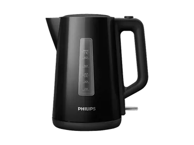 PHILIPS HD9318/20 Series 3000 1.7 Liter Wasserkocher, Schwarz