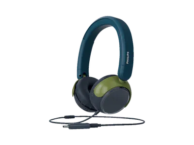 PHILIPS TAK2000CT/00, Over-ear Kopfhörer Kristallisches Blaugrün