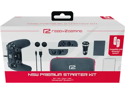 READY 2 GAMING Nintendo Switch Premium Starter Kit, Zubehörset, Schwarz