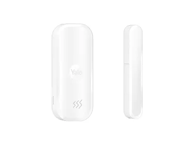 YALE Smart Alarm Pre Break-In Sensor - Kabelloser Öffnungs- & Erschütterungssensor, Weiß