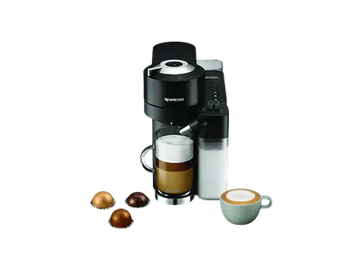 DELONGHI Nespresso Vertuo Lattissima ENV300.B, 5 Tassengrößen, cremiger Milchschaum, elegantes Design, leichte Bedienung, Kapselmaschine Schwarz