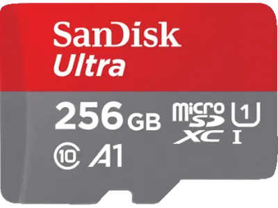 SANDISK Ultra UHS-I-Karte Chromebooks, Micro-SDXC Flash-Speicherkarte, 256 GB, 150 MB/s