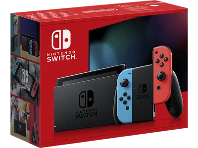 NINTENDO Switch Neon-Rot / Neon-Blau Spielekonsole