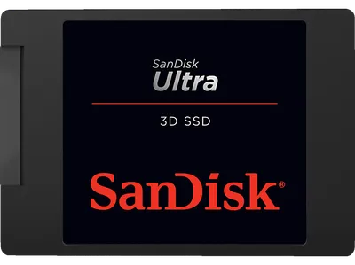 SANDISK Ultra® 3D Festplatte, 500 GB SSD SATA 6 Gbps, 2,5 Zoll, intern