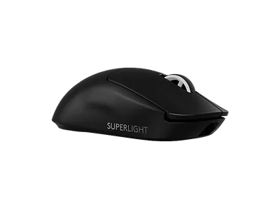 LOGITECH G Pro X Superlight 2 Lightspeed mit 5 programmierbare Tasten, kabellose Gaming Maus, Schwarz