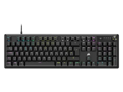 CORSAIR K70 CORE RGB, Gaming Tastatur, Mechanisch, kabelgebunden, Schwarz