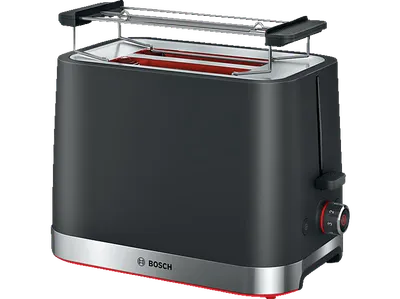 BOSCH TAT4M223 My Moment Kompakt Toaster Schwarz (950 Watt, Schlitze: 2)