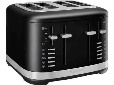 KITCHENAID 5KMT4109EBM Toaster Matt Schwarz (1960 Watt, Schlitze: 4)