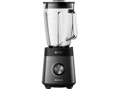 PHILIPS HR3040/00 5000 Series ProBlend Plus-Messer, variable Geschwindigkeit mit Impulsfunktion, Standmixer Edelstahl/Grau (1200 Watt, 2 l)