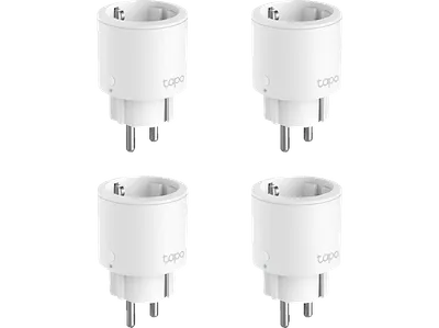 TAPO Energieverbrauchsanzeige (4er Pack) Smarte Mini WLAN Steckdose