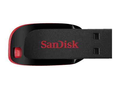 SANDISK Cruzer Blade USB-Stick, 32 GB, 15 MB/s, Rot