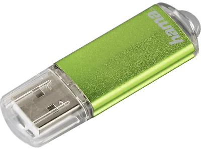 HAMA Laeta USB-Stick, 64 GB, 15 MB/s, Grün