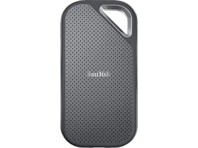 SANDISK Extreme PRO® portable Festplatte, 2 TB SSD, extern, Grau