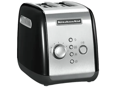 KITCHENAID 5KMT221EOB Toaster Onyxschwarz (1100 Watt, Schlitze: 2)