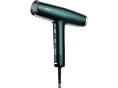 BABYLISS Air Power Pro Haartrockner Dunkelgrün, gold (1700 Watt)
