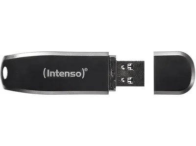 INTENSO Speed Line USB-Stick, 64 GB, 35 MB/s, Schwarz