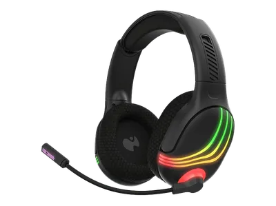 PDP LLC Wireless Black Afterglow™ Wave, Over-ear Gaming Headset Bluetooth Schwarz