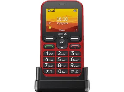 DORO Leva L10 Mobiltelefon, Rot