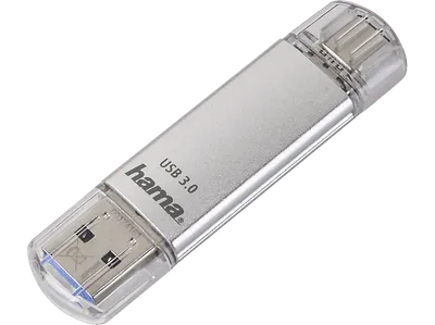 HAMA C-Laeta USB-Stick, 16 GB, 40 MB/s, Silber