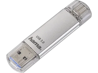 HAMA C-Laeta USB-Stick, 32 GB, 40 MB/s, Silber