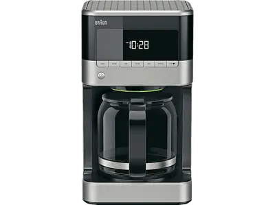 BRAUN PurAroma 7 KF 7120 Kaffeemaschine Edelstahl/Schwarz