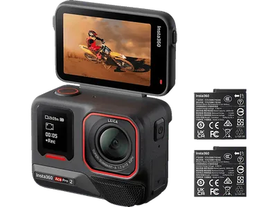 INSTA360 Ace Pro 2 Dual Battery Bundle Action Cam , WLAN