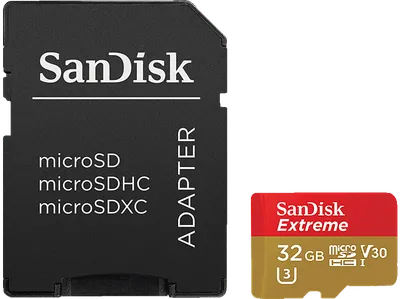 SANDISK Extreme® UHS-I-Karte, Micro-SDHC Speicherkarte, 32 GB, 100 MB/s