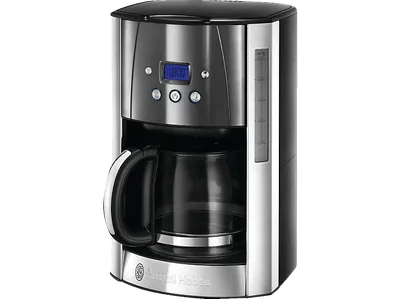 RUSSELL HOBBS 23241-56 Luna Moonlight Grey Kaffeemaschine Edelstahl/Grau