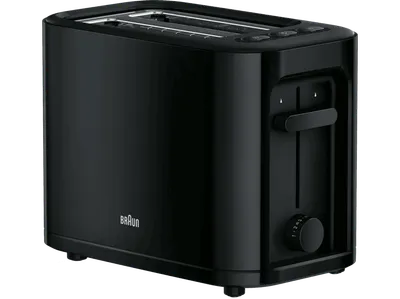 BRAUN PurEase HT 3010 BK Toaster Schwarz (1000 Watt, Schlitze: 2)