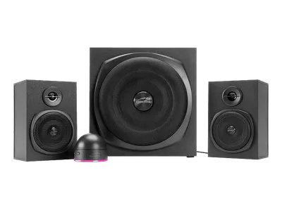 SPEEDLINK GRAVITY LT 2.1 Subwoofer System Lautsprecher, Schwarz