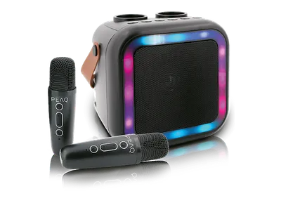 PEAQ PKM-100 Karaoke-Maschine, Schwarz