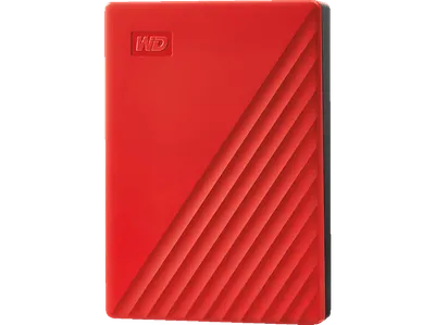WD _My Passport Festplatte, 4 TB HDD, 2,5 Zoll, extern, Rot