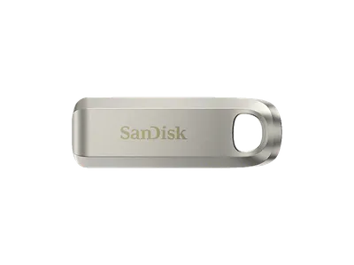 SANDISK Ultra Luxe™ USB 3.2 Gen-1 Stick, 128 GB, 400 MB/s, Silber