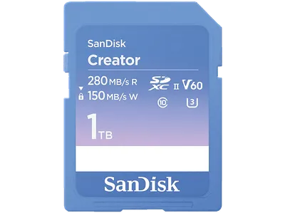SANDISK Creator SD UHS-II, SDXC Speicherkarte, 1 TB, 280 MB/s