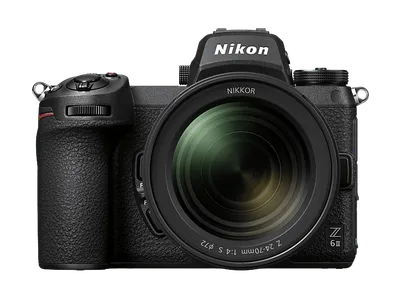 NIKON Z 6II Kit Systemkamera mit Objektiv 24-70 mm, 8 cm Display Touchscreen, WLAN