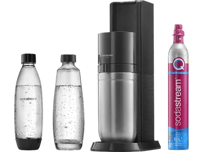 SODASTREAM DUO Glasflaschen Wassersprudler Titan