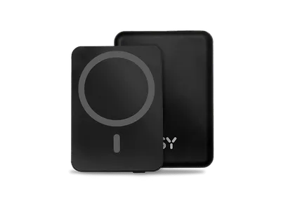 ISY IMC-5100-1 MagISY (mit MagSafe Funktion) Powerbanks 5000 mAh Schwarz