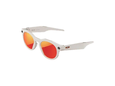 Oakley Meta HSTN - mit AI, Audio-, Foto- und Videofunktion Warm Grey, Prizm™ Ruby Lenses