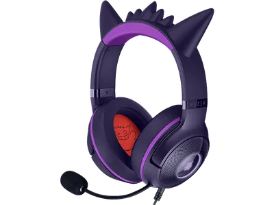 RAZER Kraken Kitty V2 USB - Gengar Edition, kabelgebundenes RGB-Headset, Over-ear Gaming-Headset