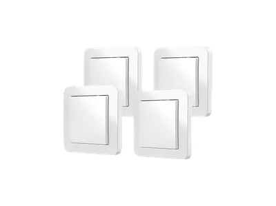 BOSCH Smart Home Multipack (4 Stück) Wandschalter für smarte Aktoren, Weiß