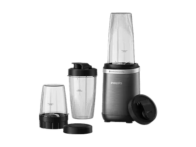 PHILIPS HR2767/00 5000 Series Standmixer Edelstahl/Schwarz (1000 Watt, 0.3 l, 0.5 0.7 l)