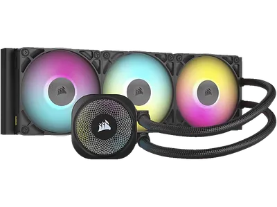 CORSAIR CW-9061018-WW iCUE LINK TITAN 360 RX RGB CPU Wasserkühler, Schwarz