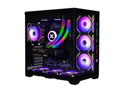 XPERION Acheron XBX3D - AMD Ryzen™ 7 9800X3D 64 GB 2 TB NVIDIA GeForce RTX™ 5080 Windows 11 Home