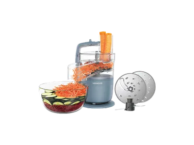 KENWOOD MultiPro Go FDP 23.140GY Kompaktküchenmaschine Storm Blue (Rührschüsselkapazität: 1,3 l, 900 Watt)