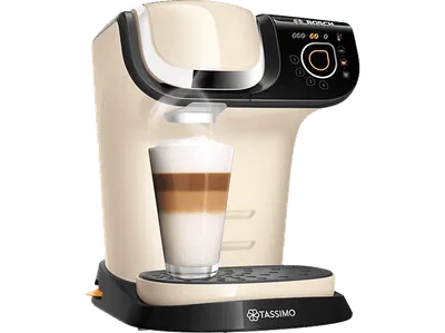 BOSCH TAS6507 My way Kapselmaschine Creme/Schwarz