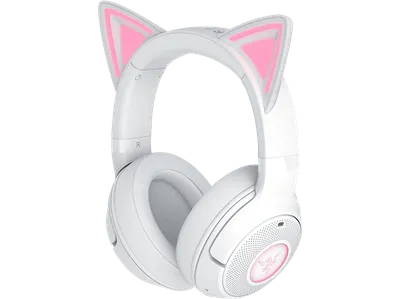 RAZER Kraken Kitty V2, Over-ear Gaming Headset Bluetooth Weiß
